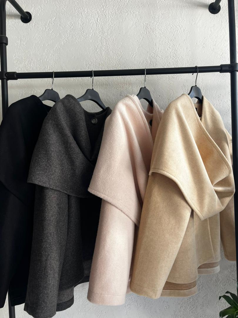 تصویر پالتو شالدار 0092 