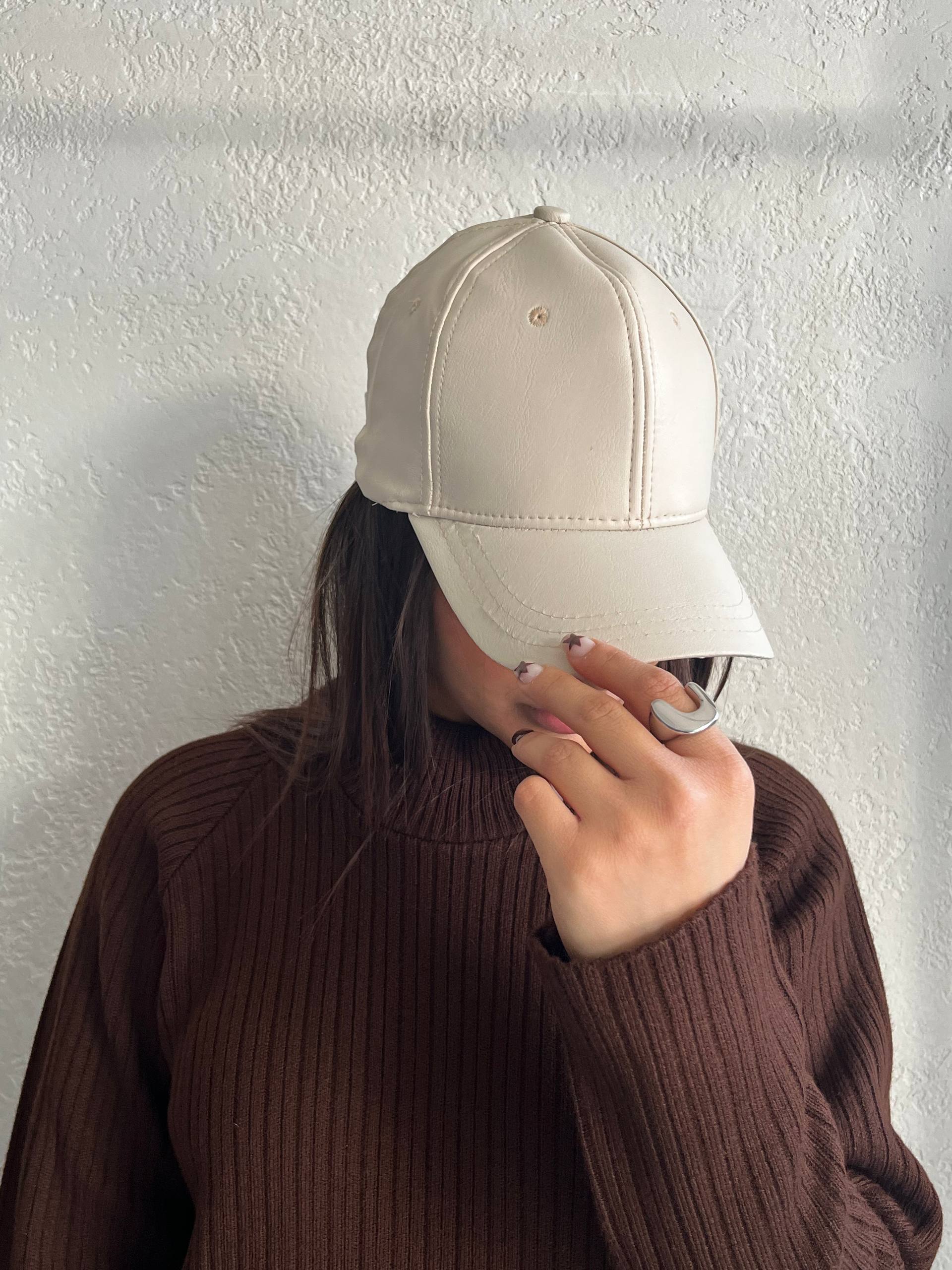 تصویر کلاه چرمی 00100 